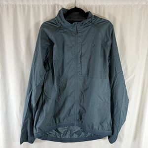 Bontrager Windbreaker Men's 2XL Green Full Zip Lightweight Zip Pocket Vented